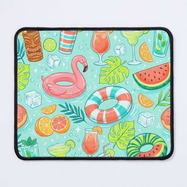 Item preview, Flamingo tropical fruit. designed and sold by MyHappyArtShop.