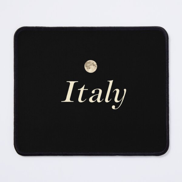 Item preview, Italy Moonlit Night Minimalist Typography Art designed and sold by artlife4.
