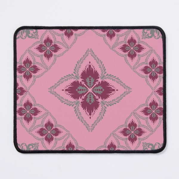 Item preview, Romantic Pink and Burgundy Floral Ornament Seamless Pattern designed and sold by AdesignbyG.