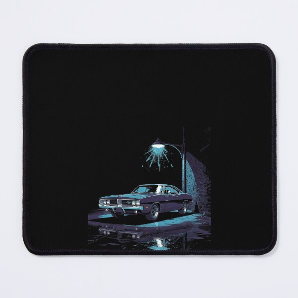 Item preview, 1969 Charger RT Dark Alley Retro Muscle Car Art designed and sold by TheArtOfCar.