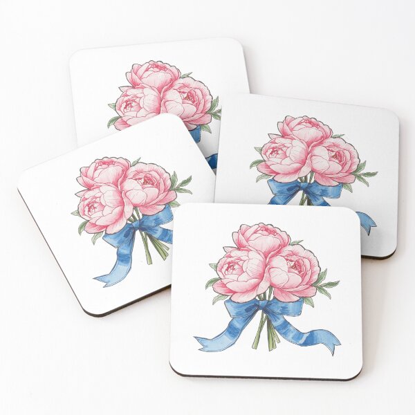 Item preview, Bouquet of pink flowers designed and sold by uunaa.