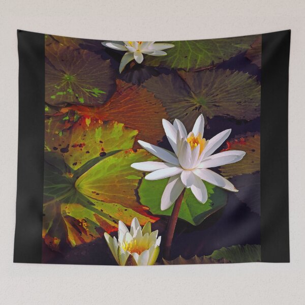 Item preview, Water Lily — Serene Pond Floral Wall Art  designed and sold by DBM Photo Gallery 1.
