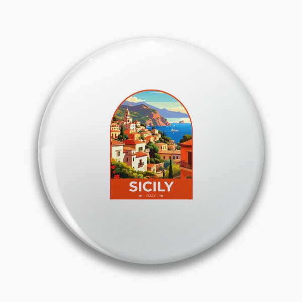 Item preview, Sicily Italy Travel Sticker designed and sold by TulipaGraphics.