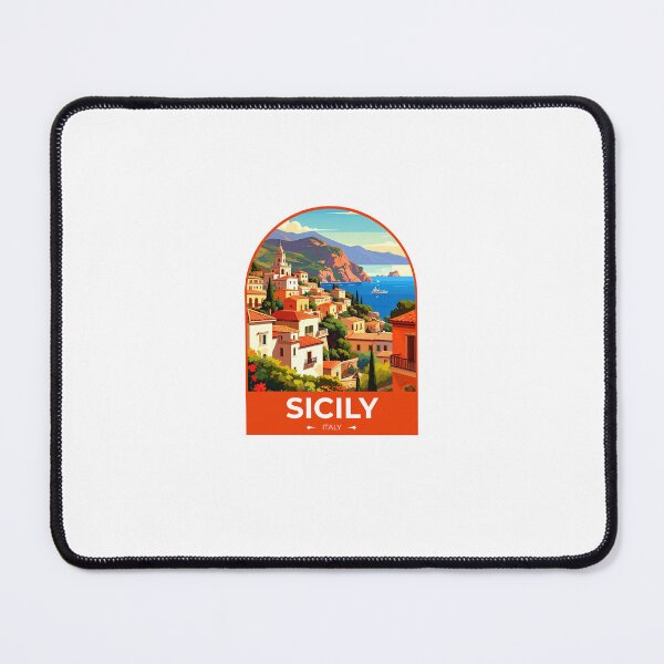 Item preview, Sicily Italy Travel Sticker designed and sold by TulipaGraphics.
