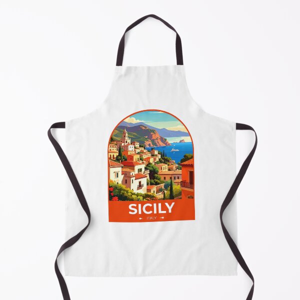 Item preview, Sicily Italy Travel Sticker designed and sold by TulipaGraphics.
