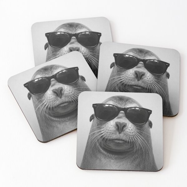 Item preview, Sea Lion Sunglasses Photobooth Retro Animal Portrait designed and sold by JackCurtis1991.