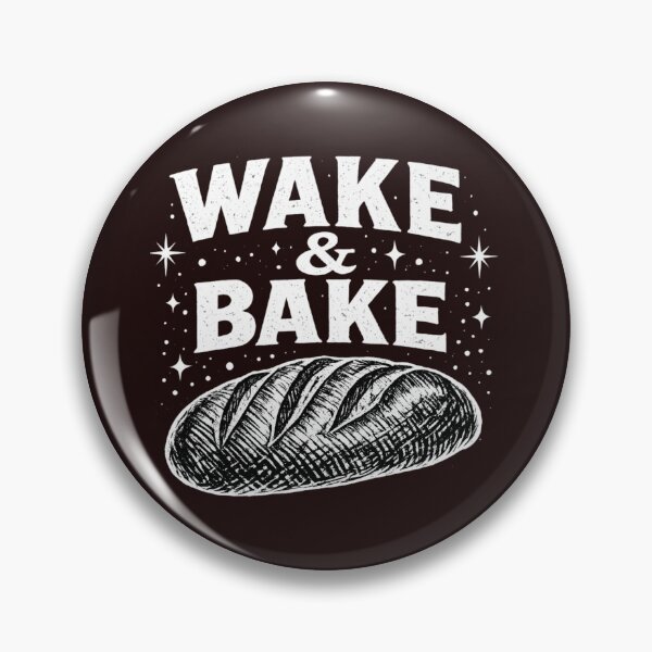 Artikelvorschau, Aufwachen und Backen – Vintage-Bäckerhumor entworfen und verkauft von SidTastic .