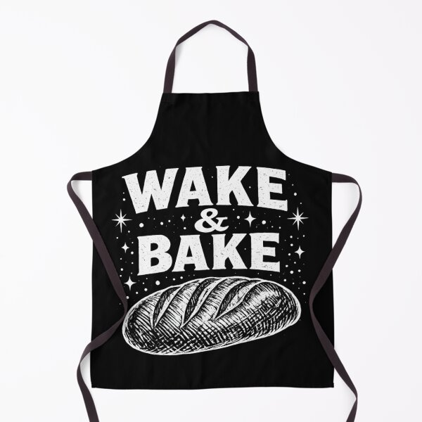 Artikelvorschau, Aufwachen und Backen – Vintage-Bäckerhumor entworfen und verkauft von SidTastic .