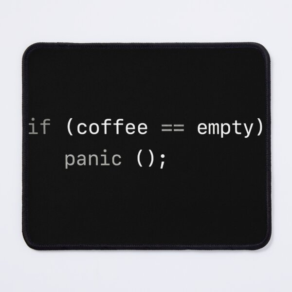 Item preview, If Coffee Empty – Panic() White designed and sold by CtrlAltLaugh.