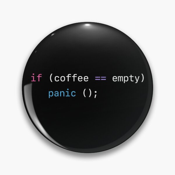 Item preview, If Coffee Empty – Panic() White Color designed and sold by CtrlAltLaugh.