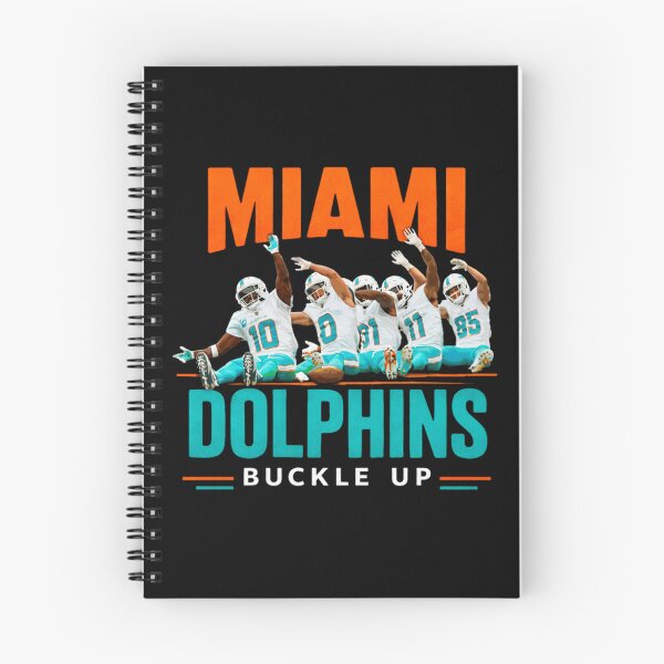 Item preview, Miami Dolphins Buckle Up Football Design designed and sold by DarceyKassouf1.