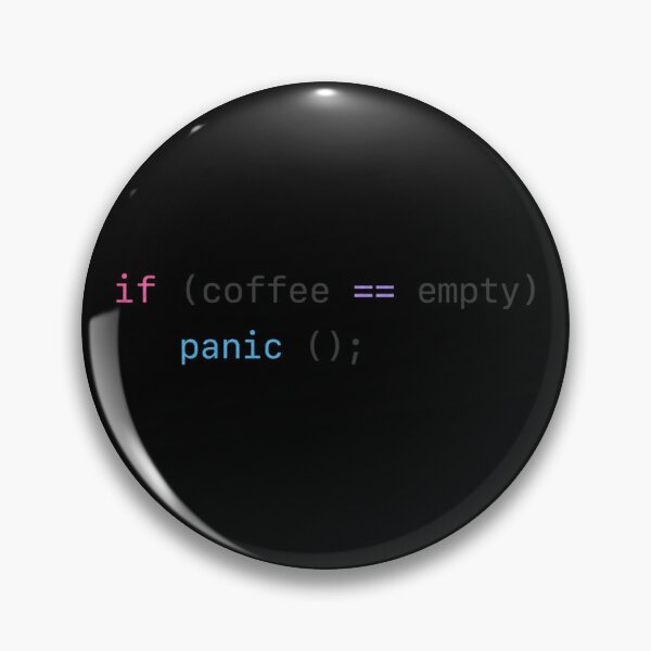 Item preview, If Coffee Empty – Panic() Grey Color designed and sold by CtrlAltLaugh.