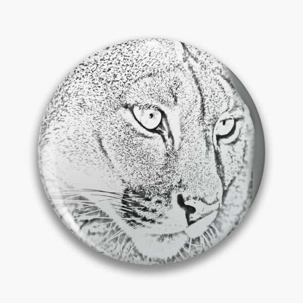 Item preview, The look of a Panther a conversion to a drawing designed and sold by Dalyndigital Photography.
