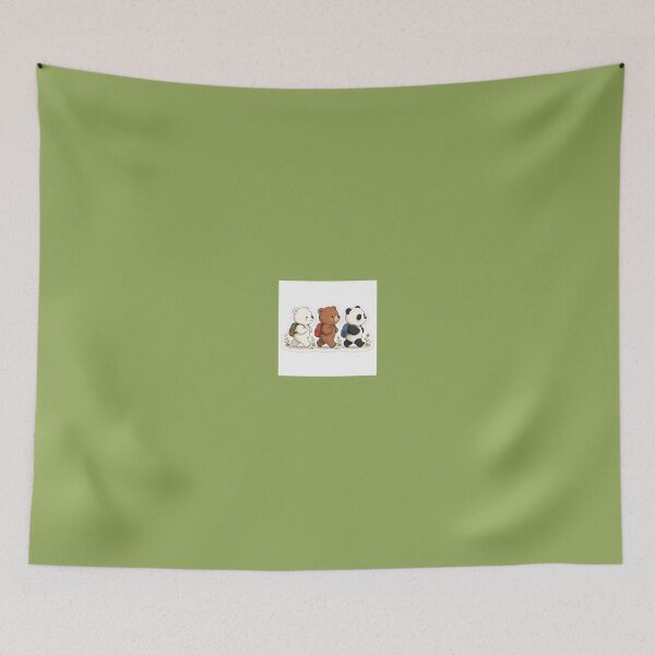Item preview, 3 Cute Big Bears Walking Sticker | Adorable Bear Trio Cartoon Design designed and sold by MoodByte .