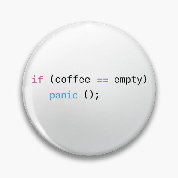 Item preview, If Coffee Empty – Panic() Black Color designed and sold by CtrlAltLaugh.