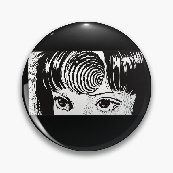 Item preview, Hypnotic Spiral Girl Horror Manga Panel designed and sold by AuroraFoxxInk.