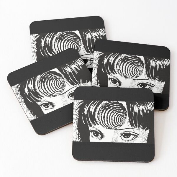 Item preview, Hypnotic Spiral Girl Horror Manga Panel designed and sold by AuroraFoxxInk.