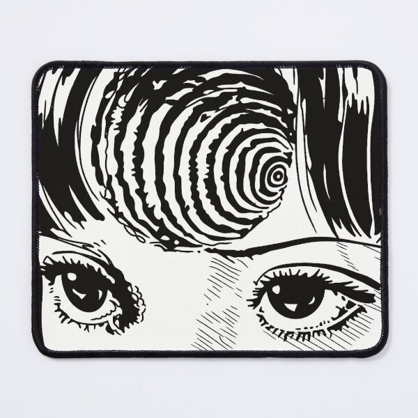 Item preview, Hypnotic Spiral Girl Horror Manga Panel designed and sold by AuroraFoxxInk.