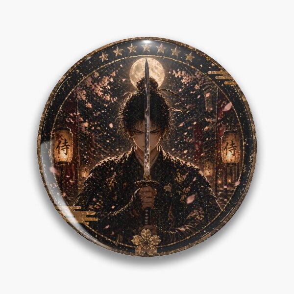 Item preview, samurai Sticker from Japan designed and sold by berryshop556.