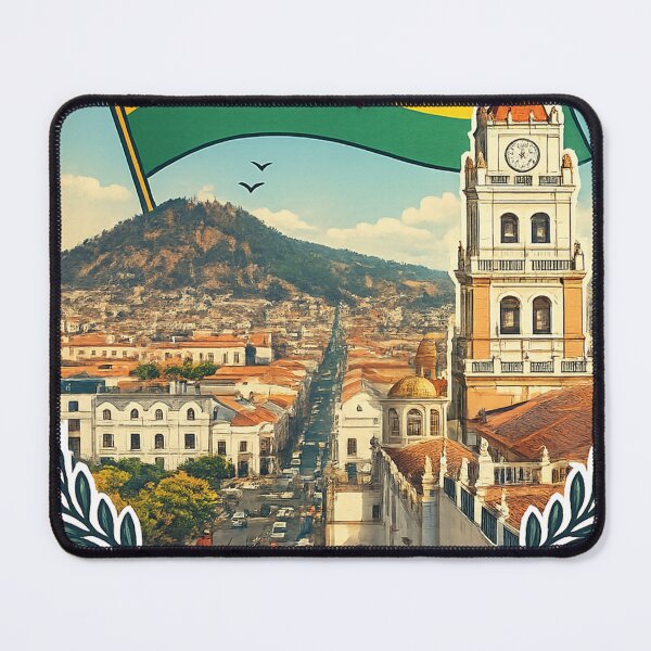 Item preview, A Vintage Travel Illustration of bolivia - La Paz designed and sold by maximinano100k.