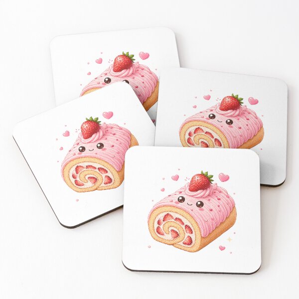 Item preview, Strawberry cake roll dessert designed and sold by Design by Sara.