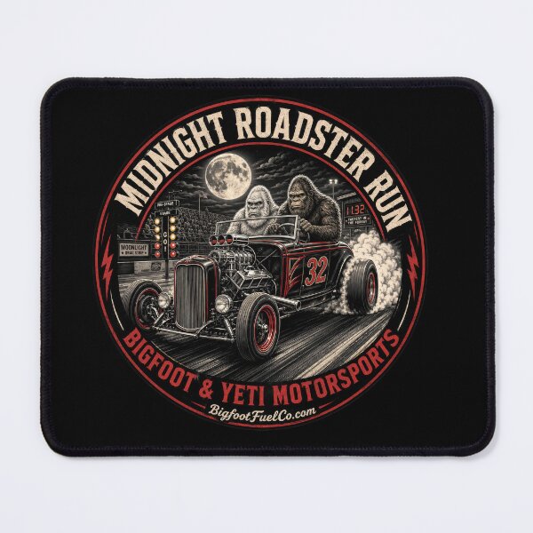 Item preview, Midnight Roadster Run Bigfoot & Yeti Motorsports Vintage Racing designed and sold by Bigfoot Fuel Co.