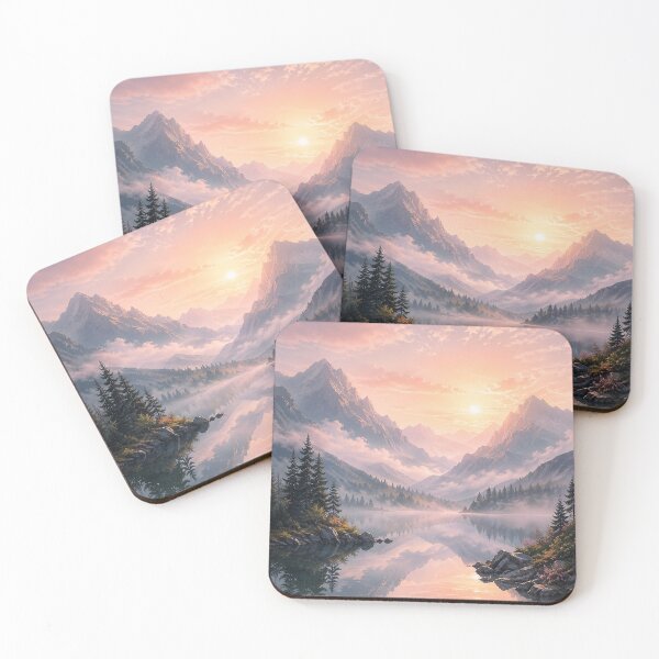 Item preview, Misty Mountain Sunrise Canvas designed and sold by melanieraley2.