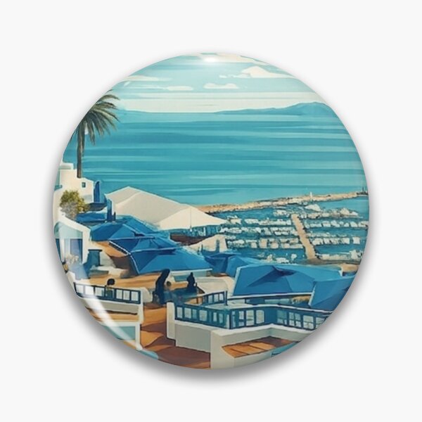 Item preview, Tunis Tunisia Travel Art Stamp designed and sold by maximinano100k.