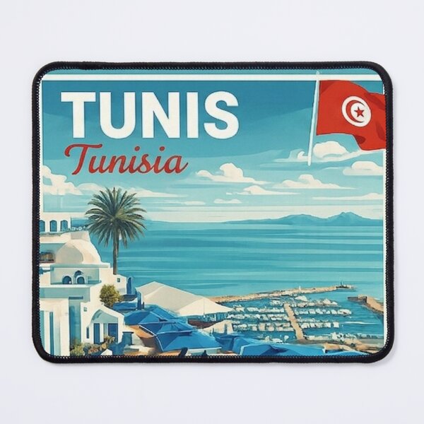 Item preview, Tunis Tunisia Travel Art Stamp designed and sold by maximinano100k.