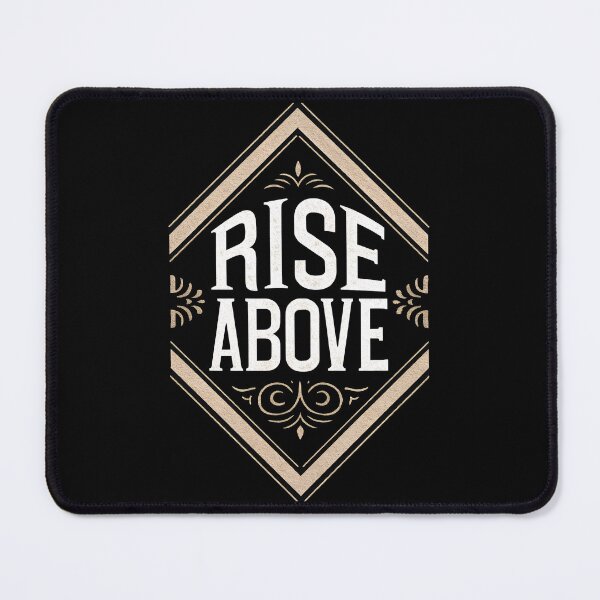 Item preview, Rise Above Elegant Calligraphy Typography – Luxury Script Motivational Quote Design designed and sold by Studio Atharv.