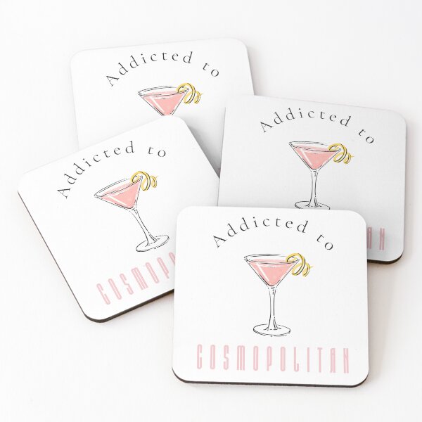 Item preview, Cosmopolitan Cocktail Wall Art Print Minimalist Bar Decor designed and sold by MoodsOfMine.