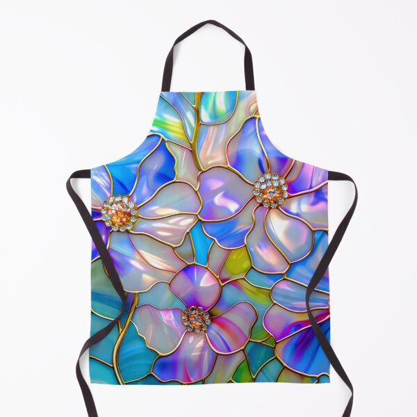 Item preview, Purple Floral Stained Glass Art designed and sold by MargaretWiktor.