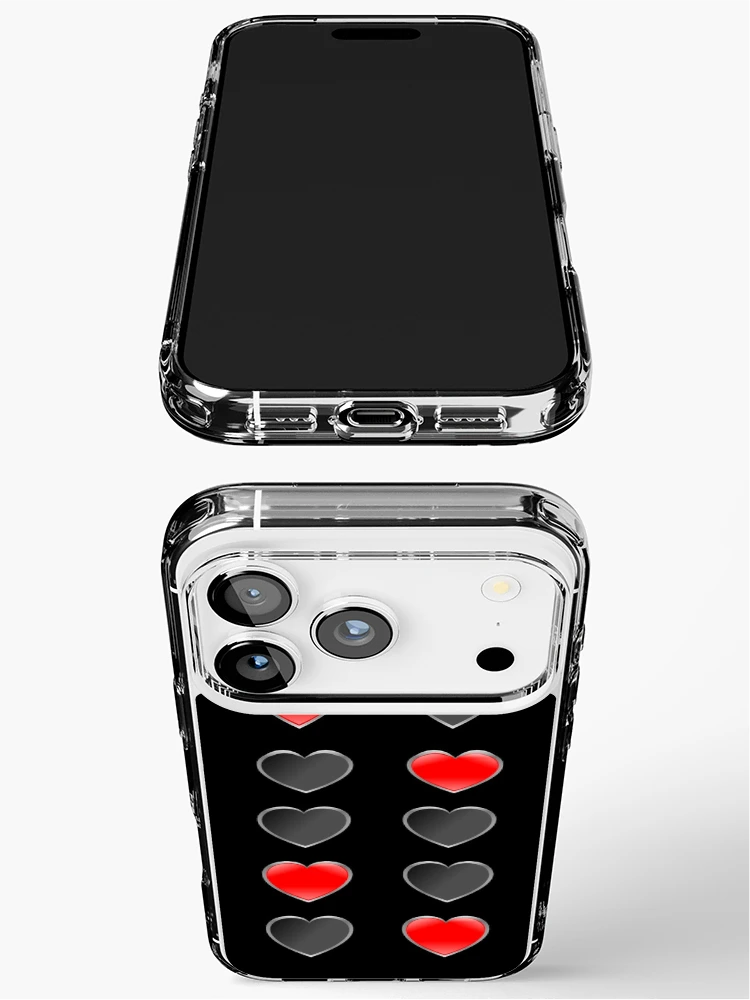 Thumbnail 3 of 5, iPhone Case, Heartless Pattern designed and sold by BootlegBird.