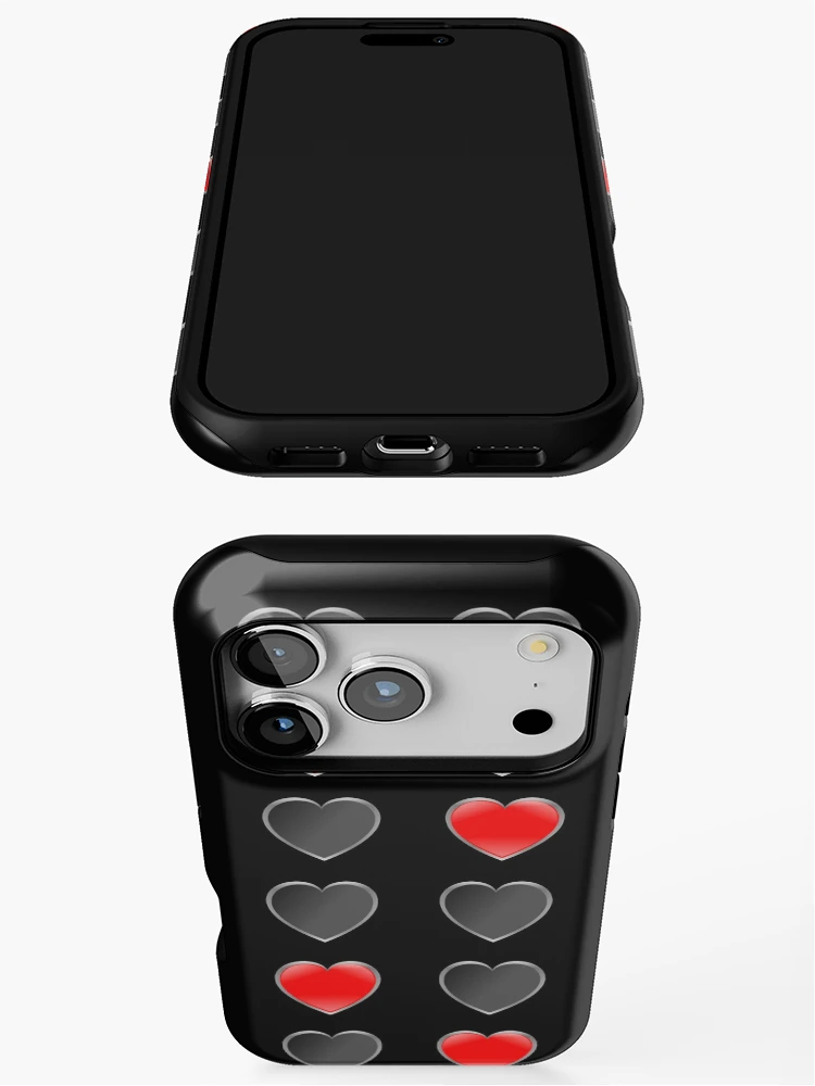 Thumbnail 3 of 4, iPhone Case, Heartless Pattern designed and sold by BootlegBird.