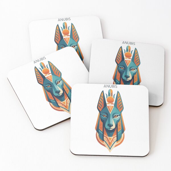 Item preview, Anubis Egyptian God Art | Minimal Ancient Egypt Jackal Design designed and sold by Queen Cleopatra.