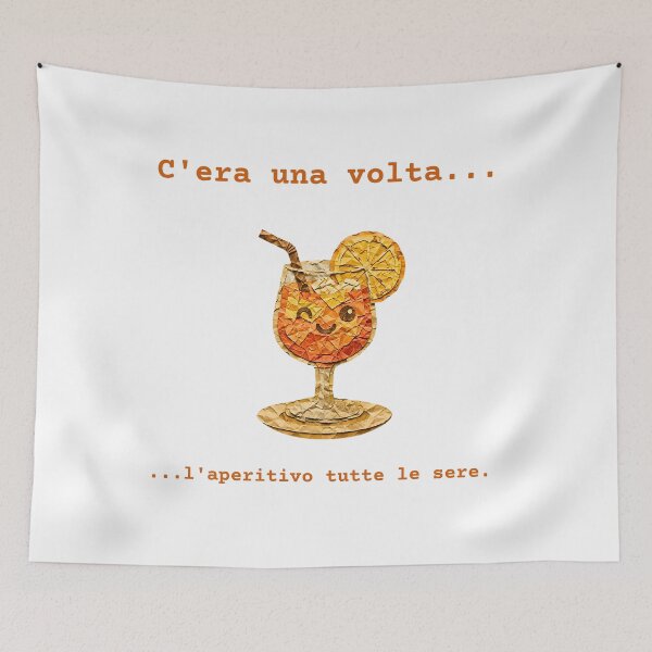 Item preview, C'era una volta l'aperitivo tutte le sere designed and sold by Papper-Ironic.