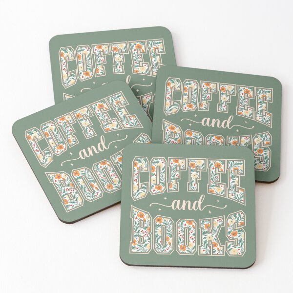 Item preview, Coffee & Books — Floral Collegiate Edition designed and sold by FrescoDesign.