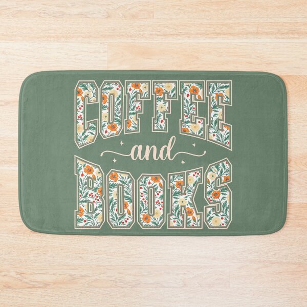 Item preview, Coffee & Books — Floral Collegiate Edition designed and sold by FrescoDesign.