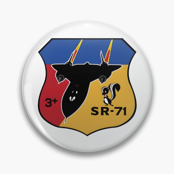 Item preview, SR-71 Blackbird Mach 3+ Skunk Works Strategic Reconnaissance Patch designed and sold by CharlieDesings.