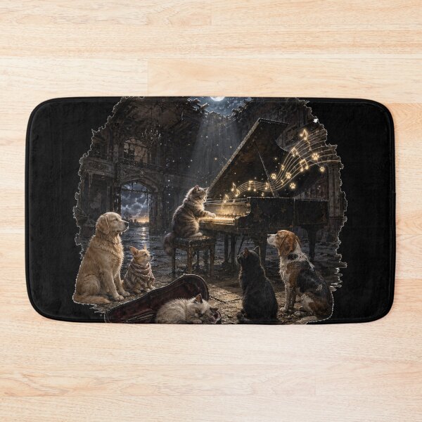 Item preview, Moonlit Dog Camping Adventure Art designed and sold by InkNovaLab.