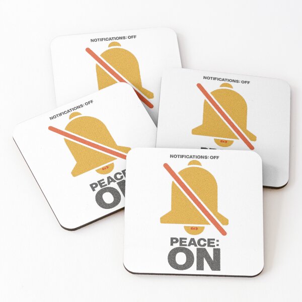 Item preview, Notifications Off Peace On — Digital Detox designed and sold by Decorador de Corazones.