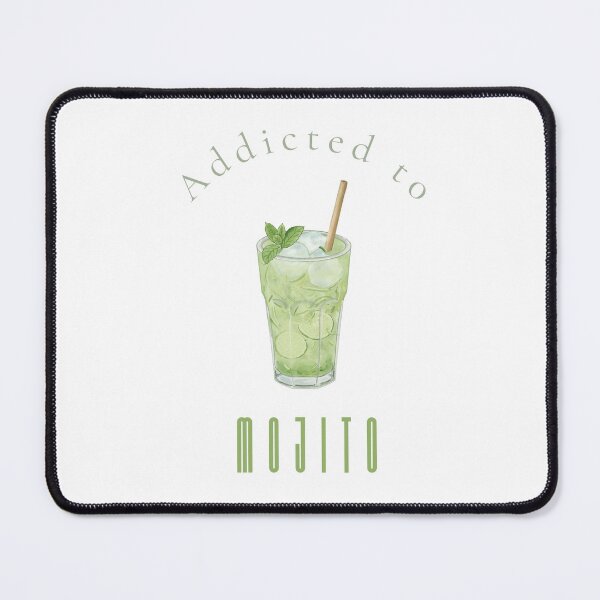 Item preview, Addicted to Mojito — Minimalist Cocktail Wall Art Print designed and sold by MoodsOfMine.