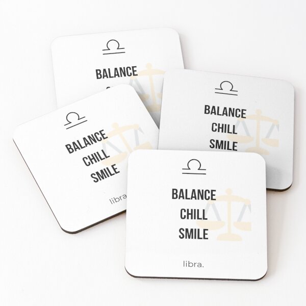 Item preview, Libra Zodiac Balance Chill Smile Aesthetic Design designed and sold by Milena018.