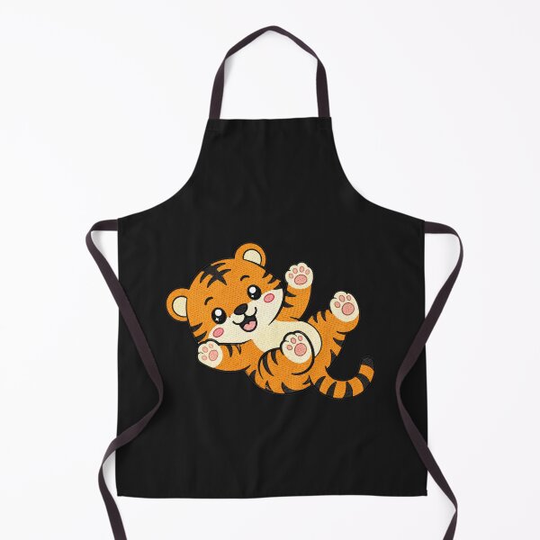 Item preview, Kawaii Playful Tiger Cute Cartoon Animal | Fun Rolling Tiger Design designed and sold by ColorSplash123.