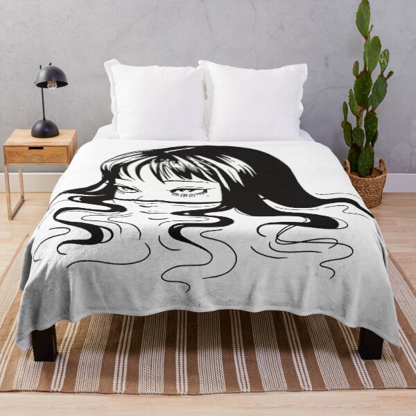 Item preview, Drowning Girl Horror Manga Face designed and sold by AuroraFoxxInk.