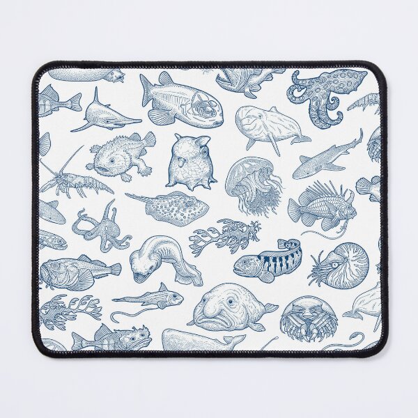 Item preview, Deep Sea Creatures Marine Biology Biologist Pattern designed and sold by GrandeDuc.