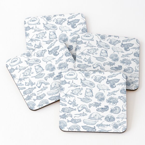 Item preview, Deep Sea Creatures Marine Biology Biologist Pattern designed and sold by GrandeDuc.