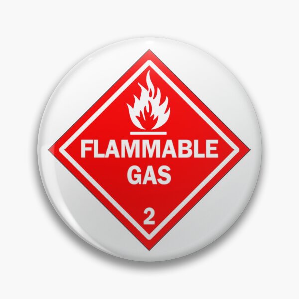 Item preview, Flammable Gas Hazard Diamond designed and sold by TheEvilCompany.