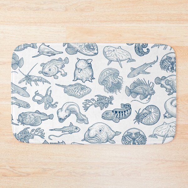 Item preview, Deep Sea Creatures Marine Biology Biologist Pattern designed and sold by GrandeDuc.