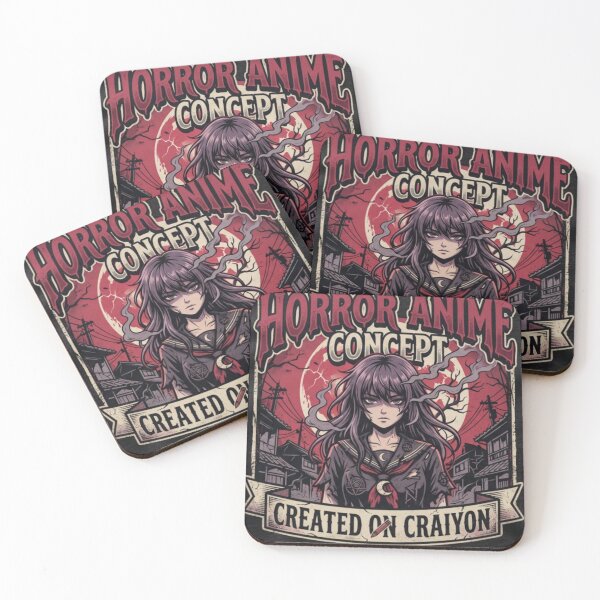 Item preview, Midnight Blue Ghost Spirits (Anime Horror Art)!!! designed and sold by Dearfashion.
